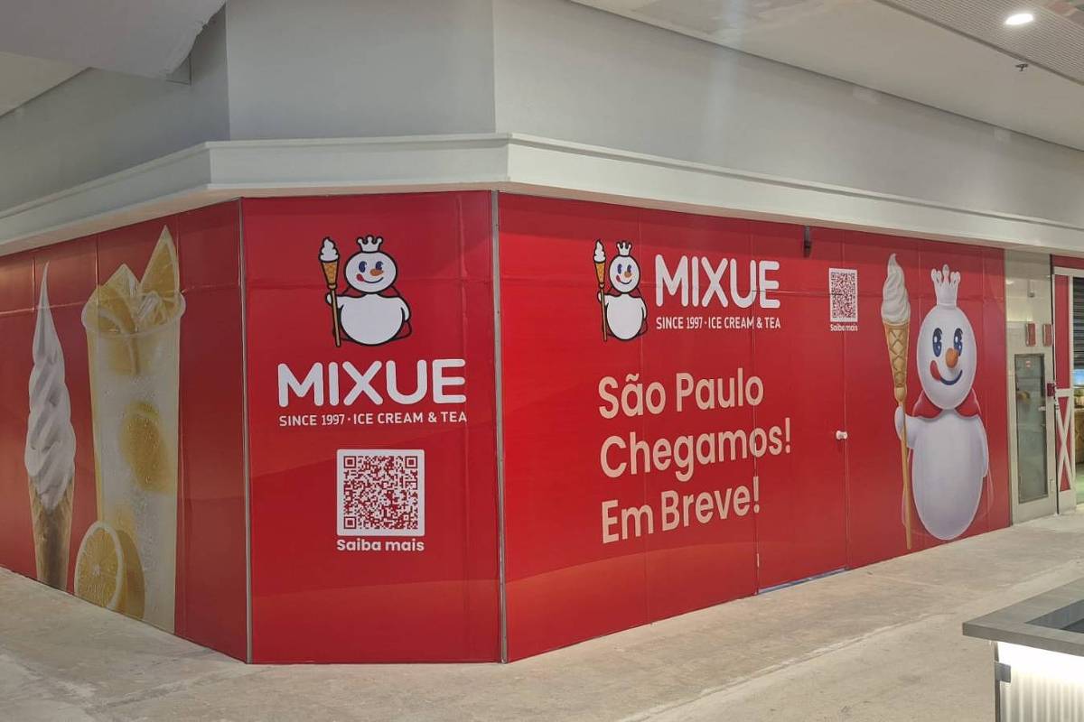 Fast food chinês de sorvetes e chás abrirá sua primeira loja no Brasil no shopping Cidade São Paulo