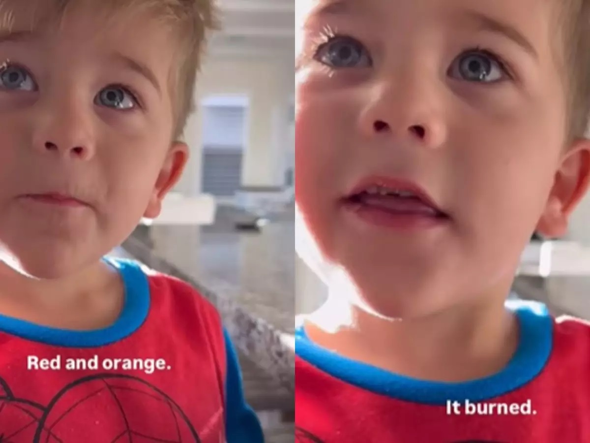 “Ele sentou no fogo e orou”: menino relata visão de Jesus e emociona familiares; Veja