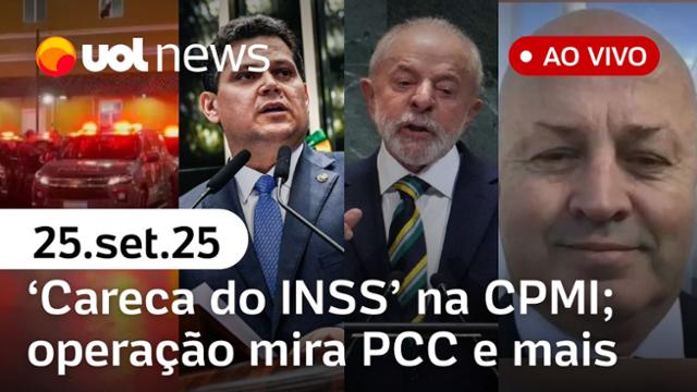 UOL News 1ª Edição com Fabíola Cidral | Programa Completo | 25 de setembro de 2025