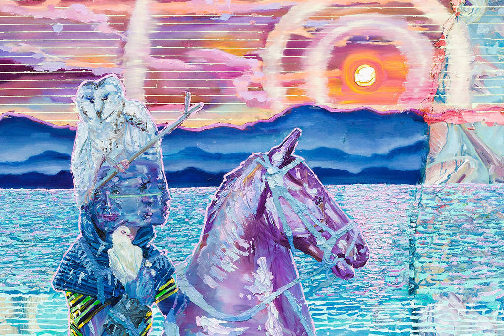 Thiago Martins de Melo reúne pinturas coléricas e incandescentes em mostra