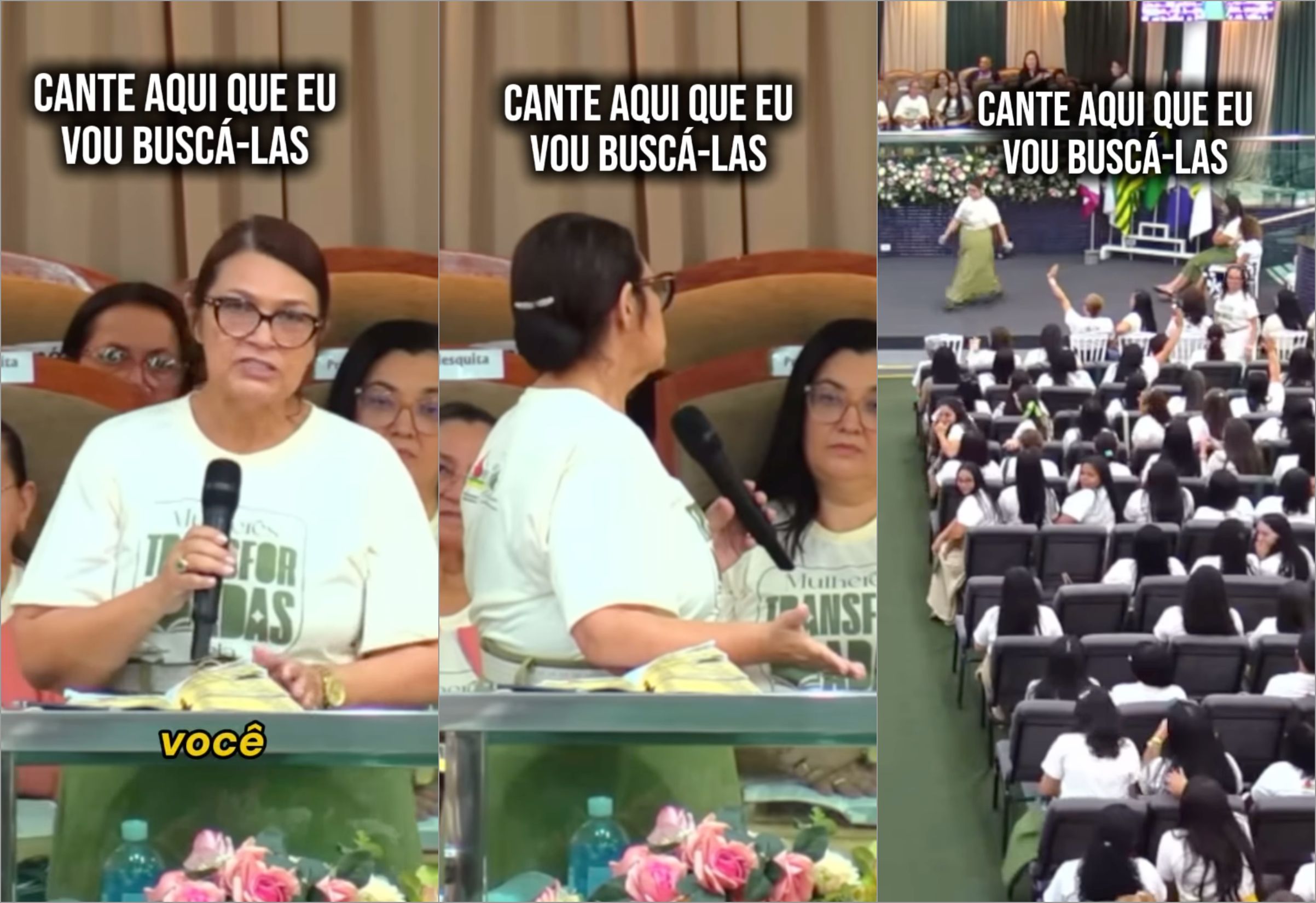 Vídeo: pregadora interrompe mensagem para buscar irmãs que tiravam foto na rua