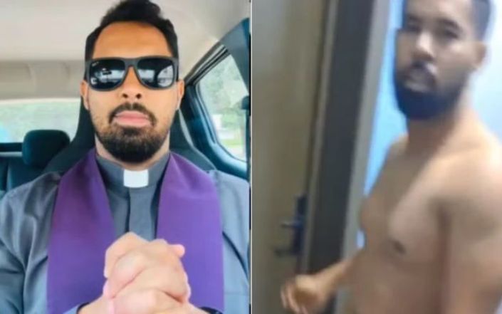 Após vídeo viralizar, padre flagrado com fiel nega ter mantido relação sexual
