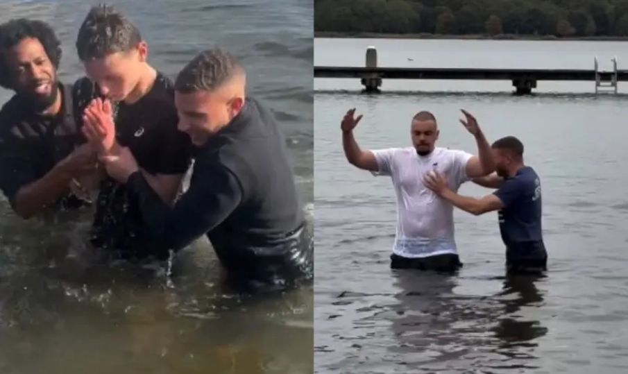 Impedido na Inglaterra, evangelista batiza novos convertidos na Holanda