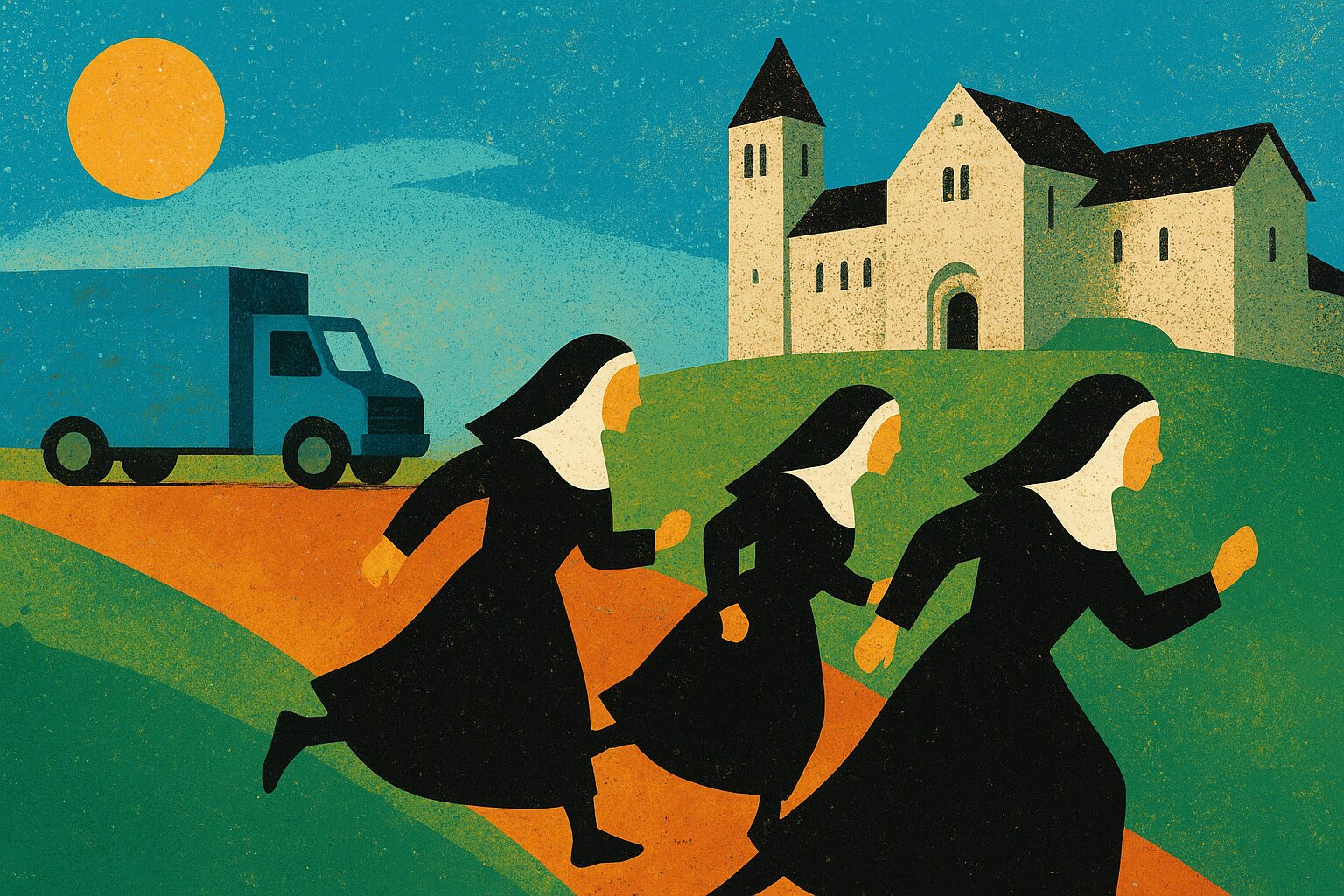 Aventura depois dos 80: trio de freiras foge de asilo para voltar a convento