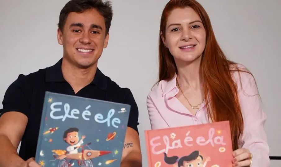 Nikolas Ferreira e Ana Campagnolo combatem ideologia de gênero em livros infantis