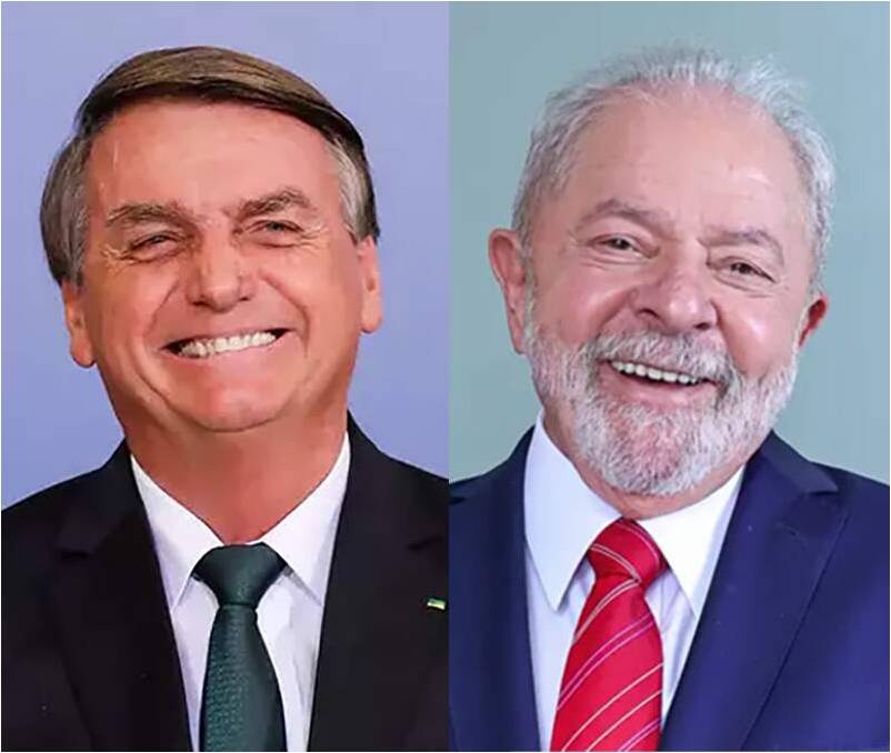 Pesquisa aponta Bolsonaro com 49% contra 43% de Lula em cenário de segundo turno