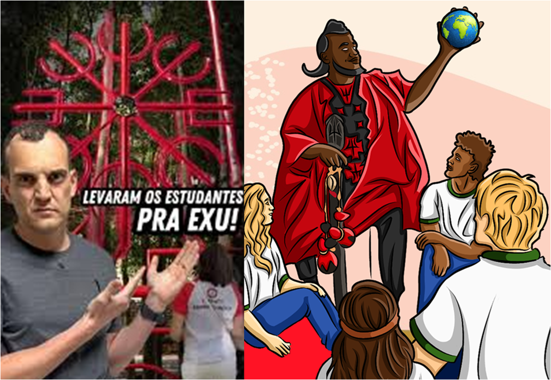 “Exu nas escolas é ilegal”: deputado denuncia alienação religiosa travestida de cultura