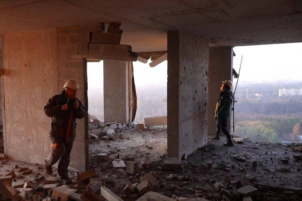 Ataque de drone russo em Kiev deixa um morto e sete feridos