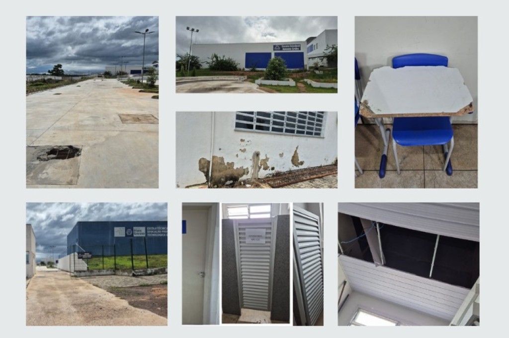 Ministério Público aciona Estado por falhas estruturais em escola