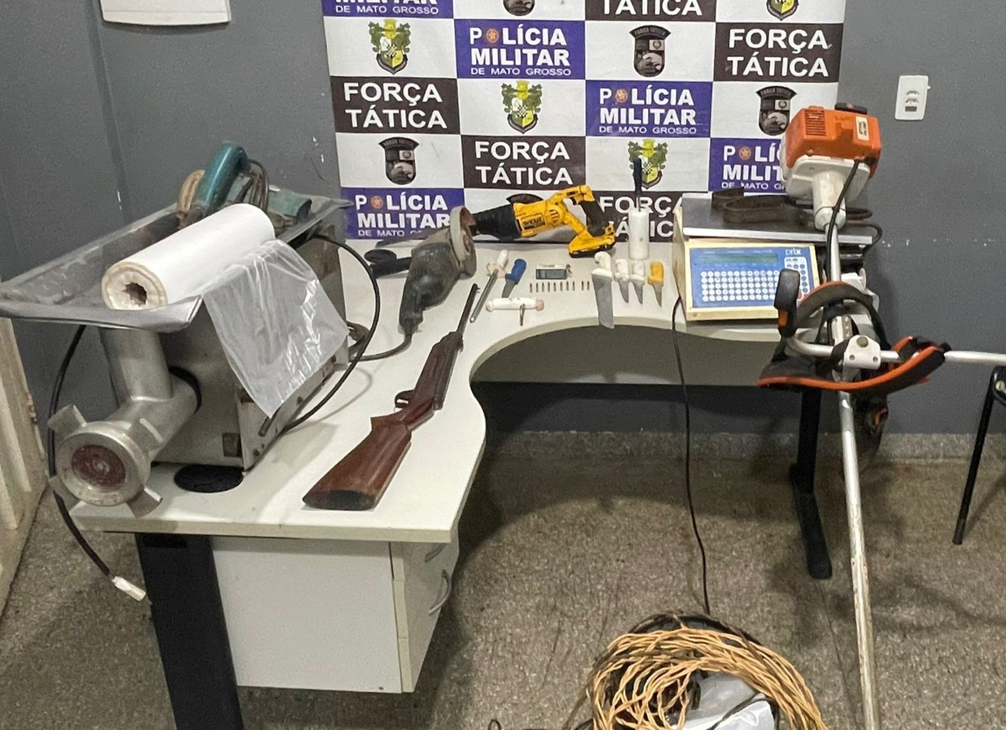 Força Tática localiza e fecha abate clandestino após denúncia de roubo em Rondonópolis