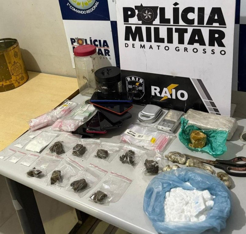 PM prende homem com cinco passagens por tráfico e apreende entorpecentes