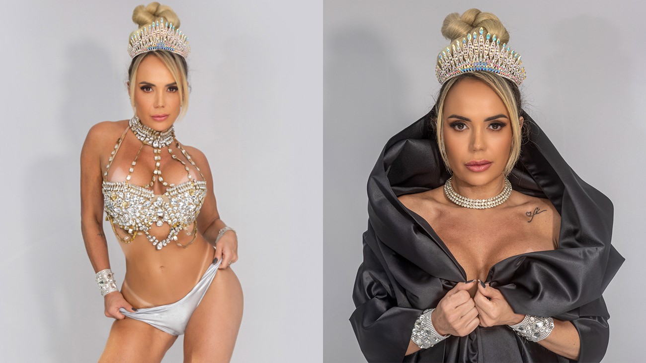 Carnaval é ‘projeto de vida’, diz musa da Gaviões e rainha da X9 Pioneira que investe mais de R$ 80 mil em fantasias