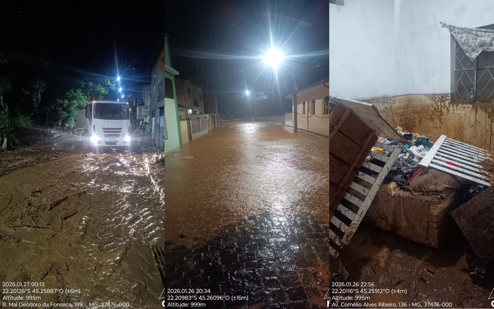 Cristina decreta situação de emergência após temporal deixar famílias desabrigadas e desalojadas