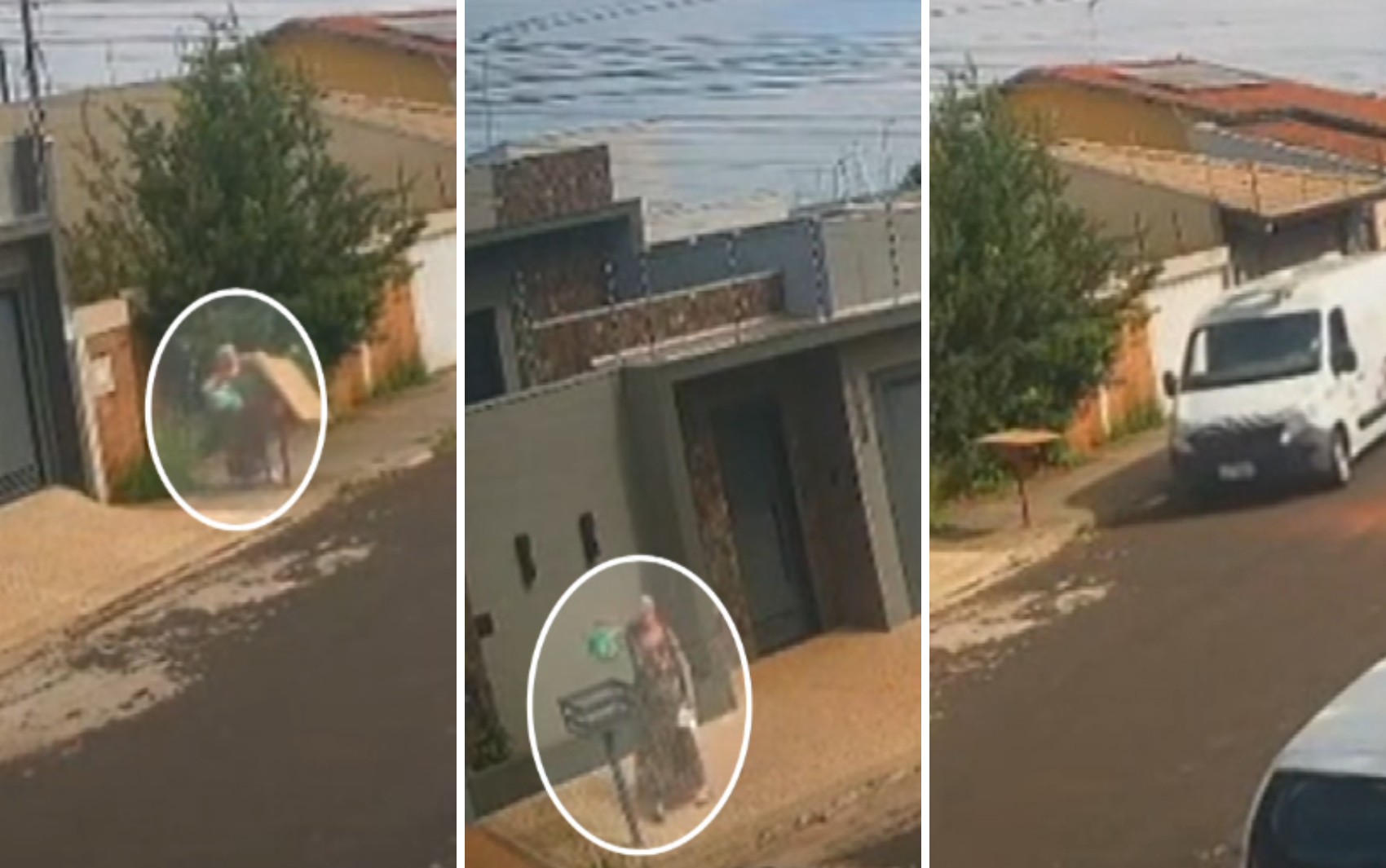 Imagens de câmeras de segurança contradizem versão de mulher que nega que estava em casa quando marido morreu em Bebedouro, SP