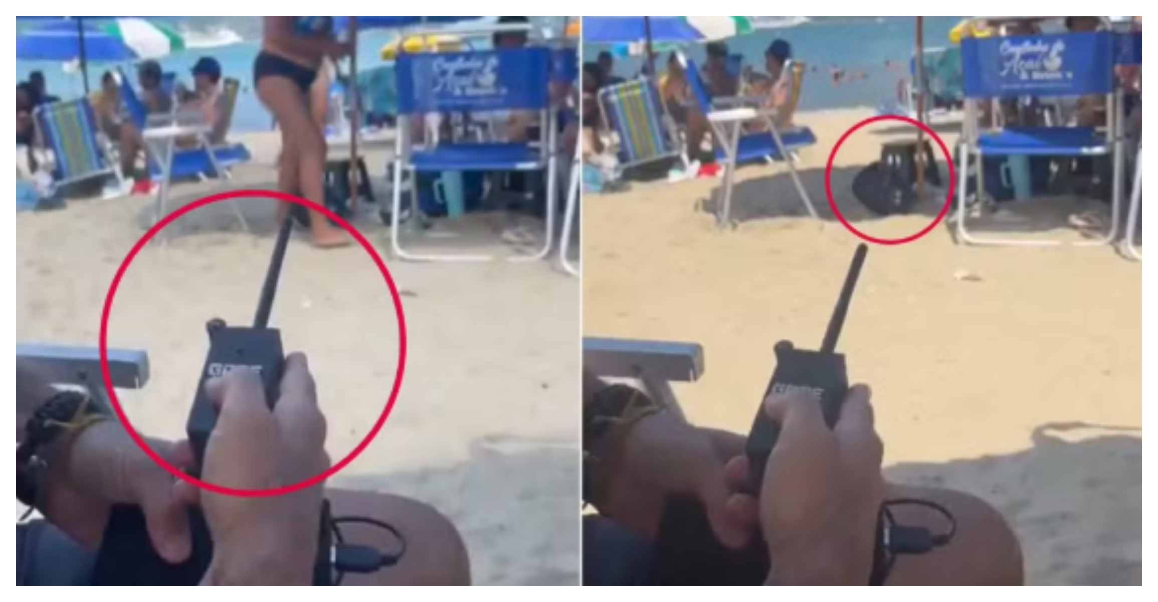 Bombou no g1: Argentino silencia caixa de som em praia brasileira com dispositivo ilegal