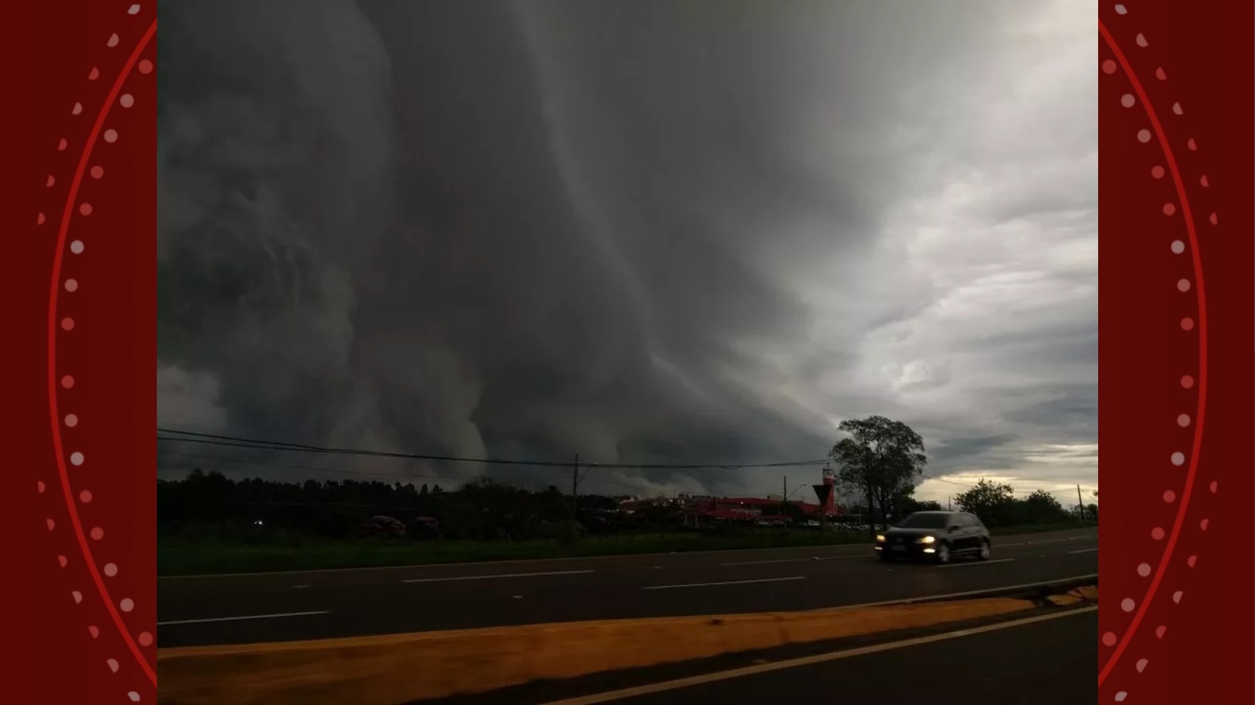 Ventos de até 100 km/h e granizo: 45 cidades do Paraná recebem alerta de perigo para tempestade