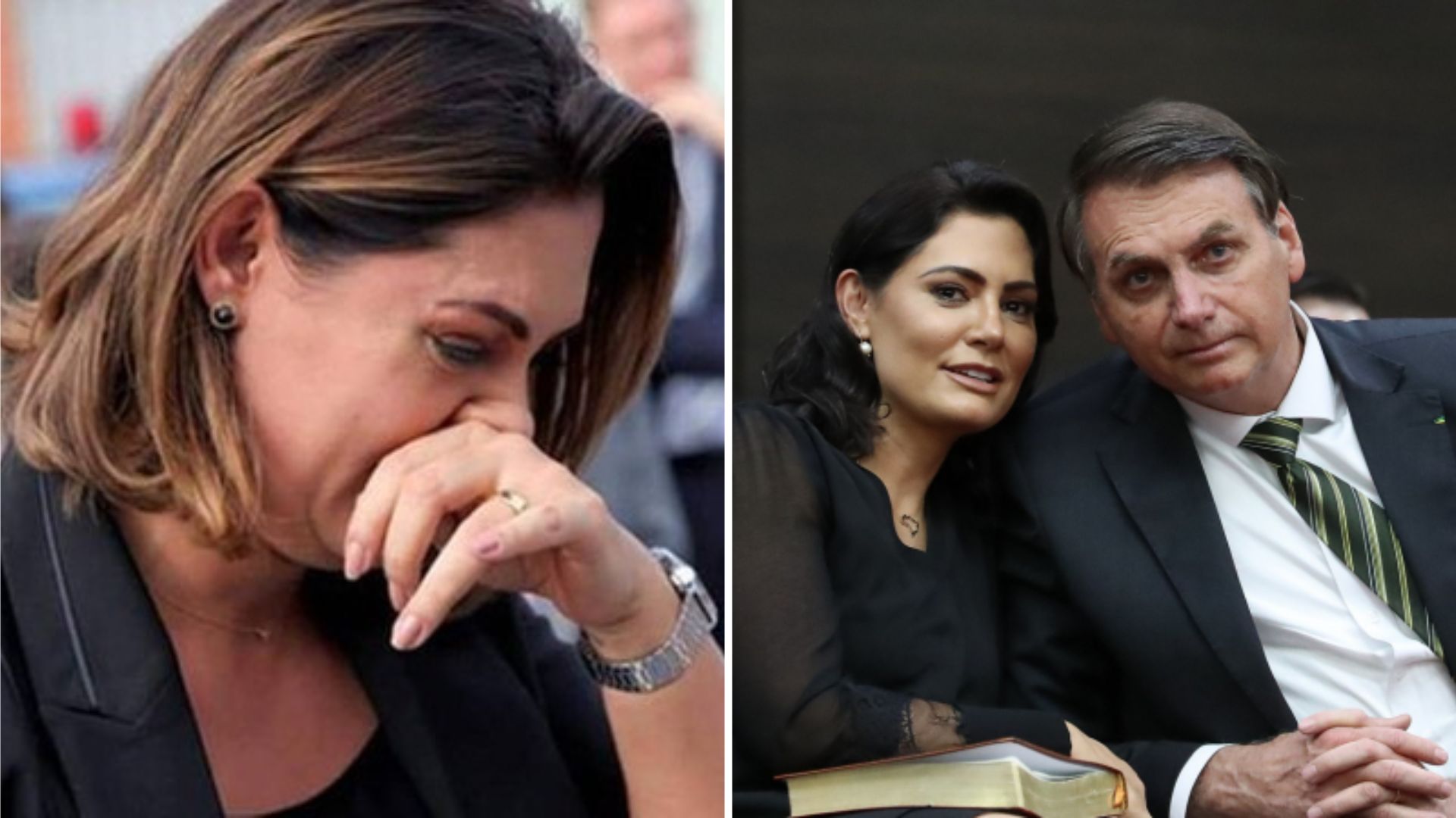 Michelle reage à Bolsonaro na Papudinha