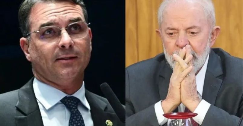 Diferença entre Lula e Flávio Bolsonaro cai 12 pontos, diz pesquisa