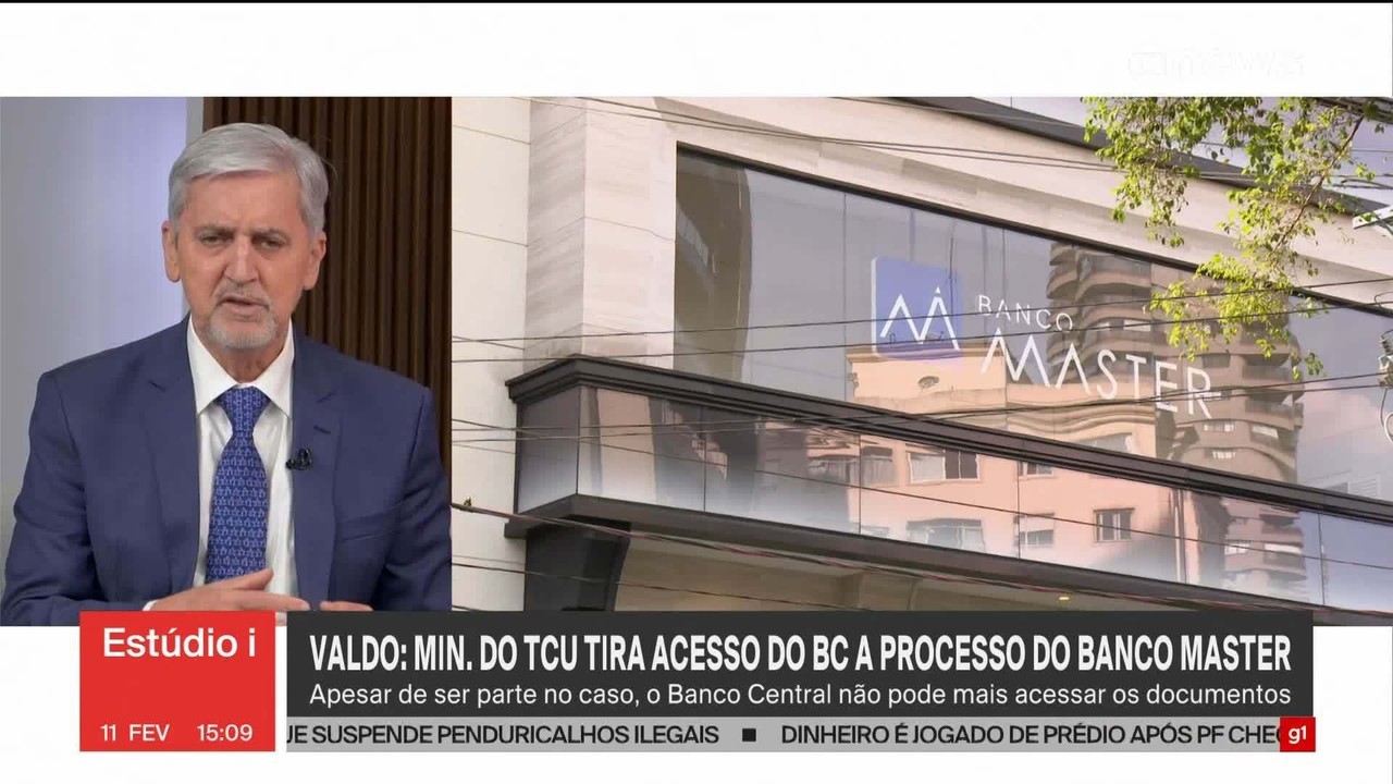 Área técnica do TCU entrega a ministro relatório sobre procedimento técnico em documentos da liquidação do Master pelo BC