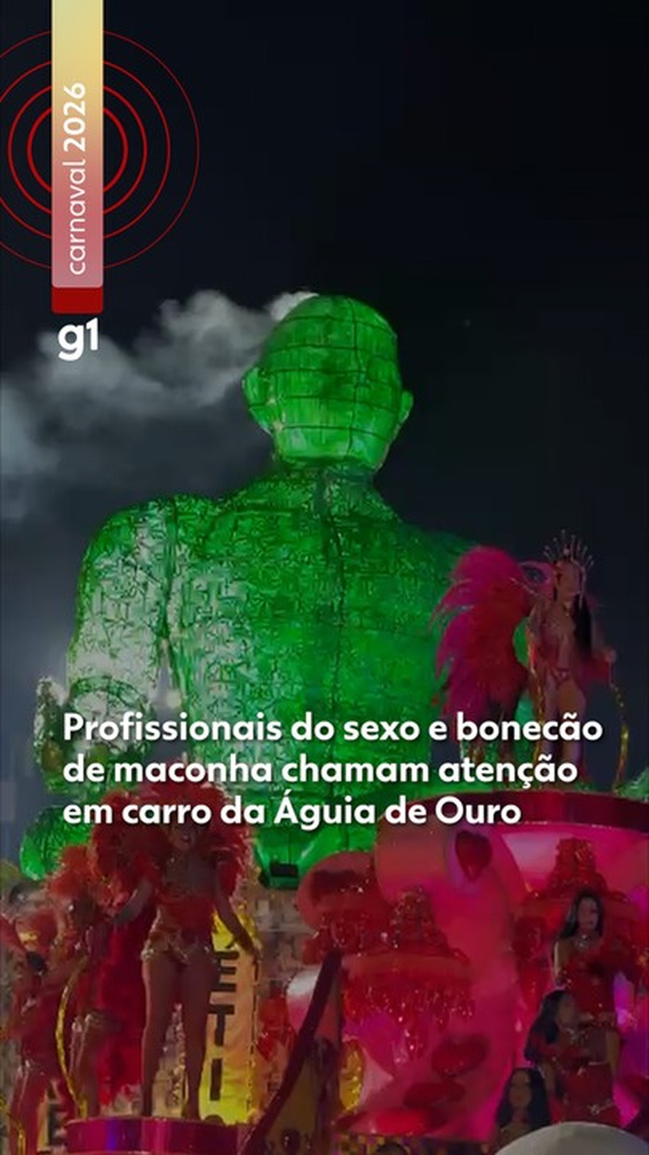 Profissionais do sexo e bonecão de maconha: carro da Águia de Ouro celebra liberdades de Amsterdã