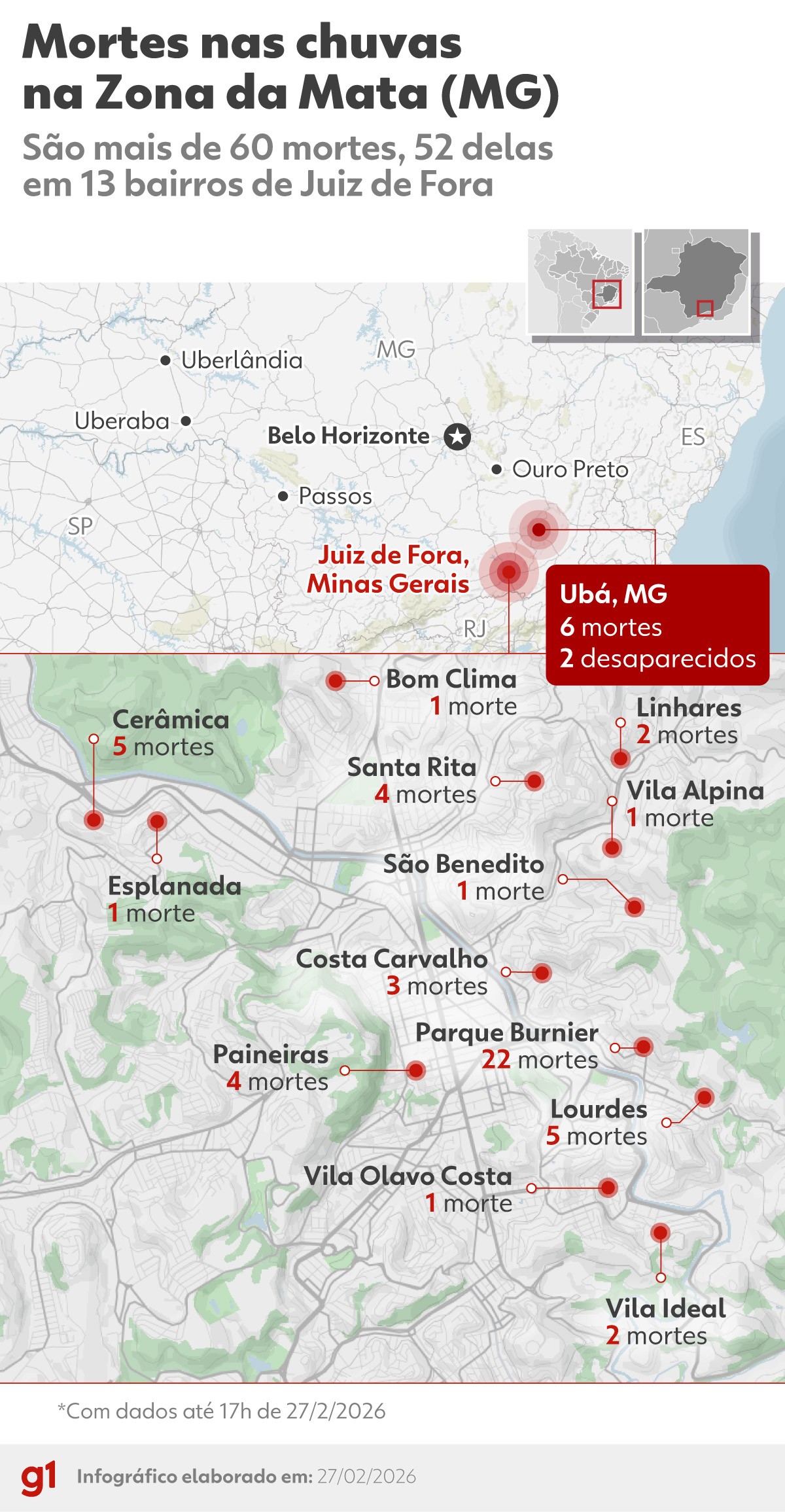 Lula visita áreas afetadas pelas fortes chuvas na Zona da Mata mineira