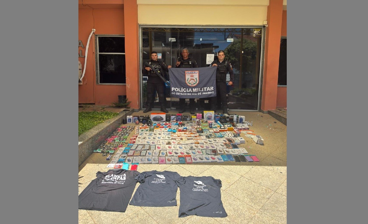 Cemitério é usado como esconderijo de eletrônicos furtados em Aperibé