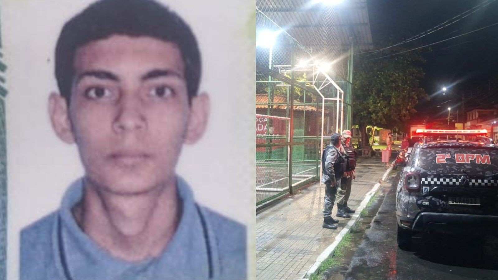 Adolescente de 17 anos é morto a tiros em praça; outro ficou ferido