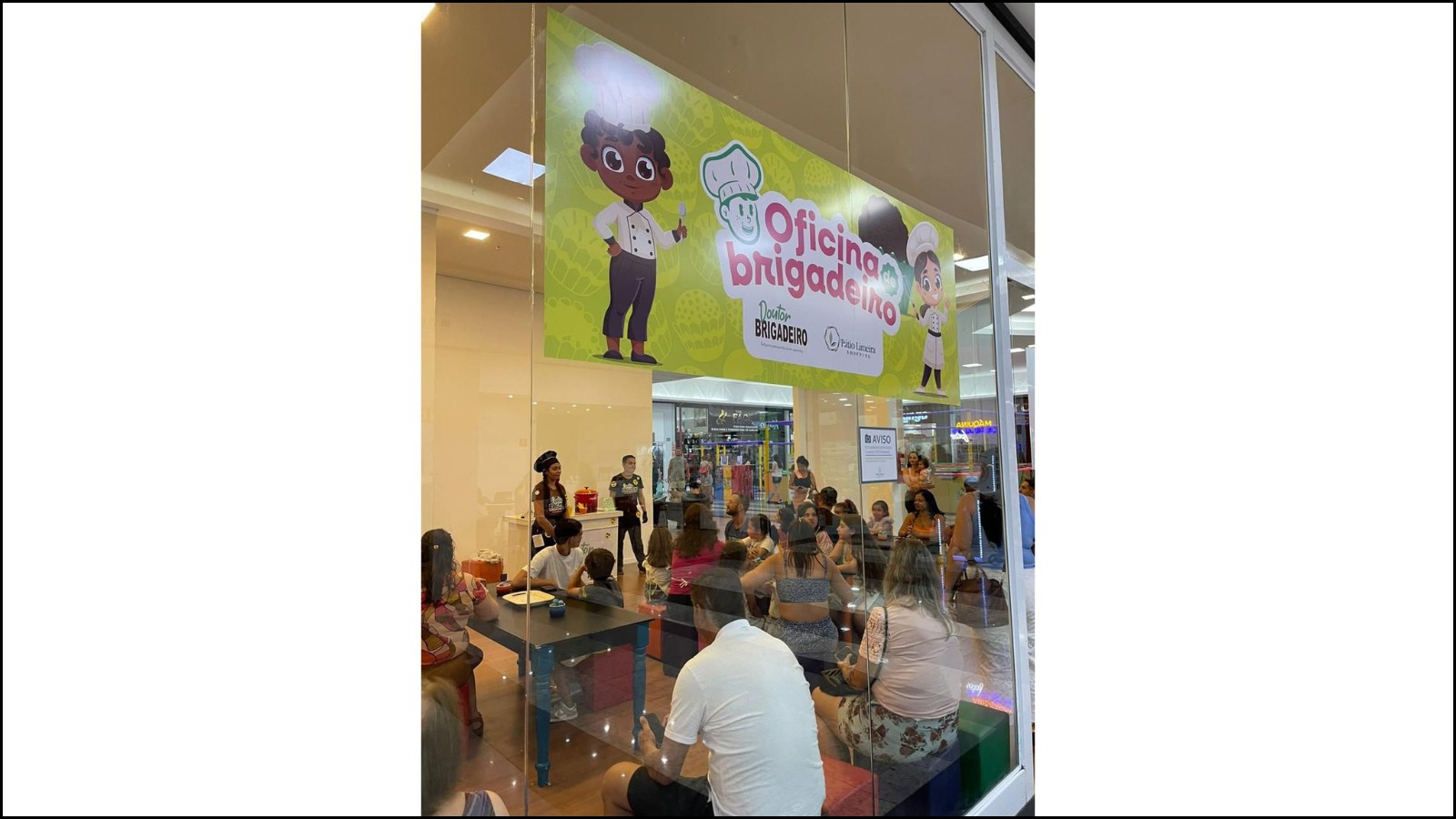Pátio Limeira Shopping recebe Oficina de Brigadeiro Neon