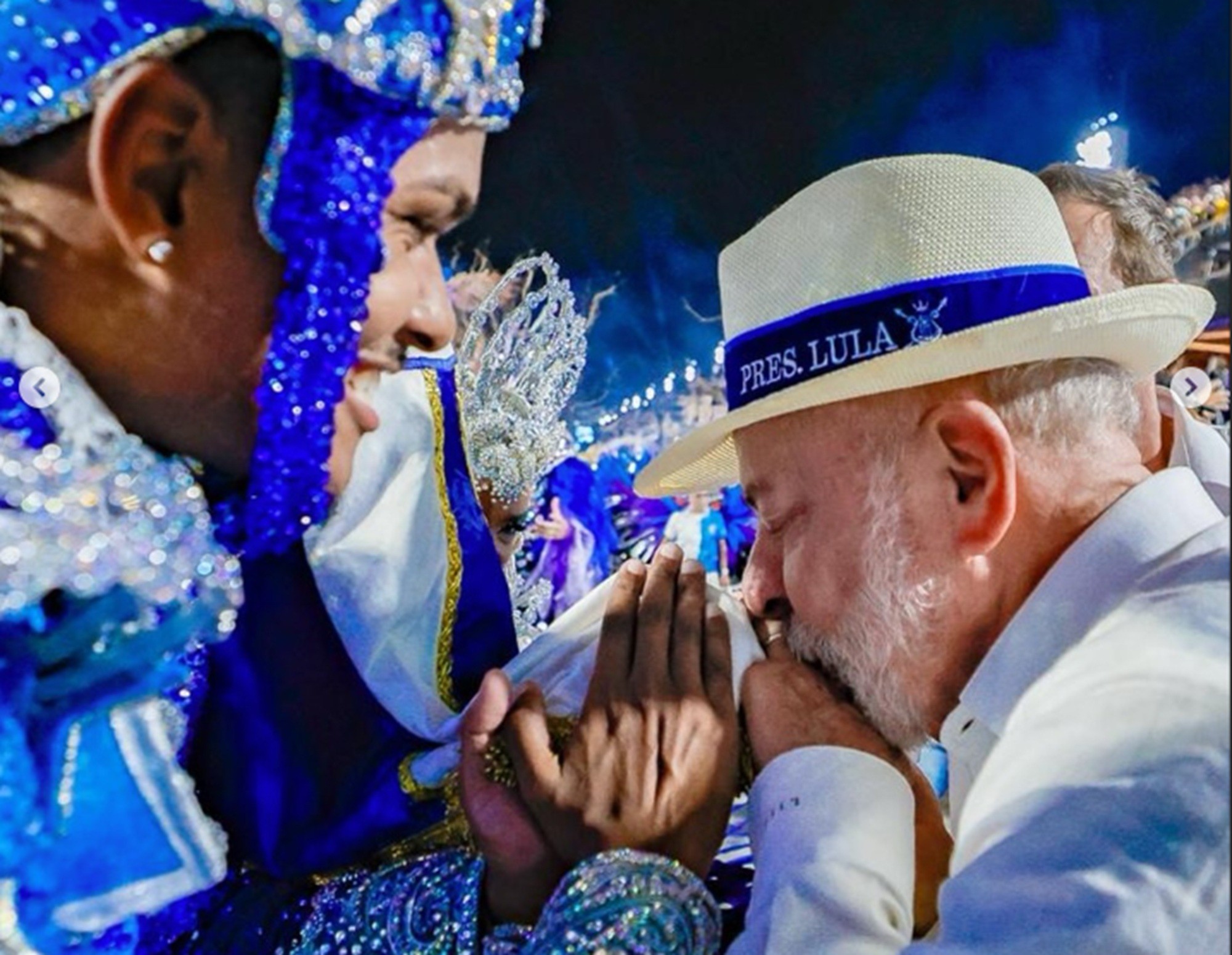 ‘Não sou o carnavalesco’, diz Lula sobre desfile que o homenageou