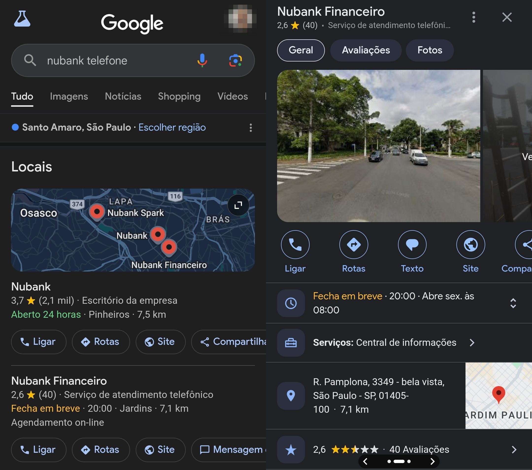 Golpistas usam busca do Google para se passar pelo Nubank e faturar com central falsa
