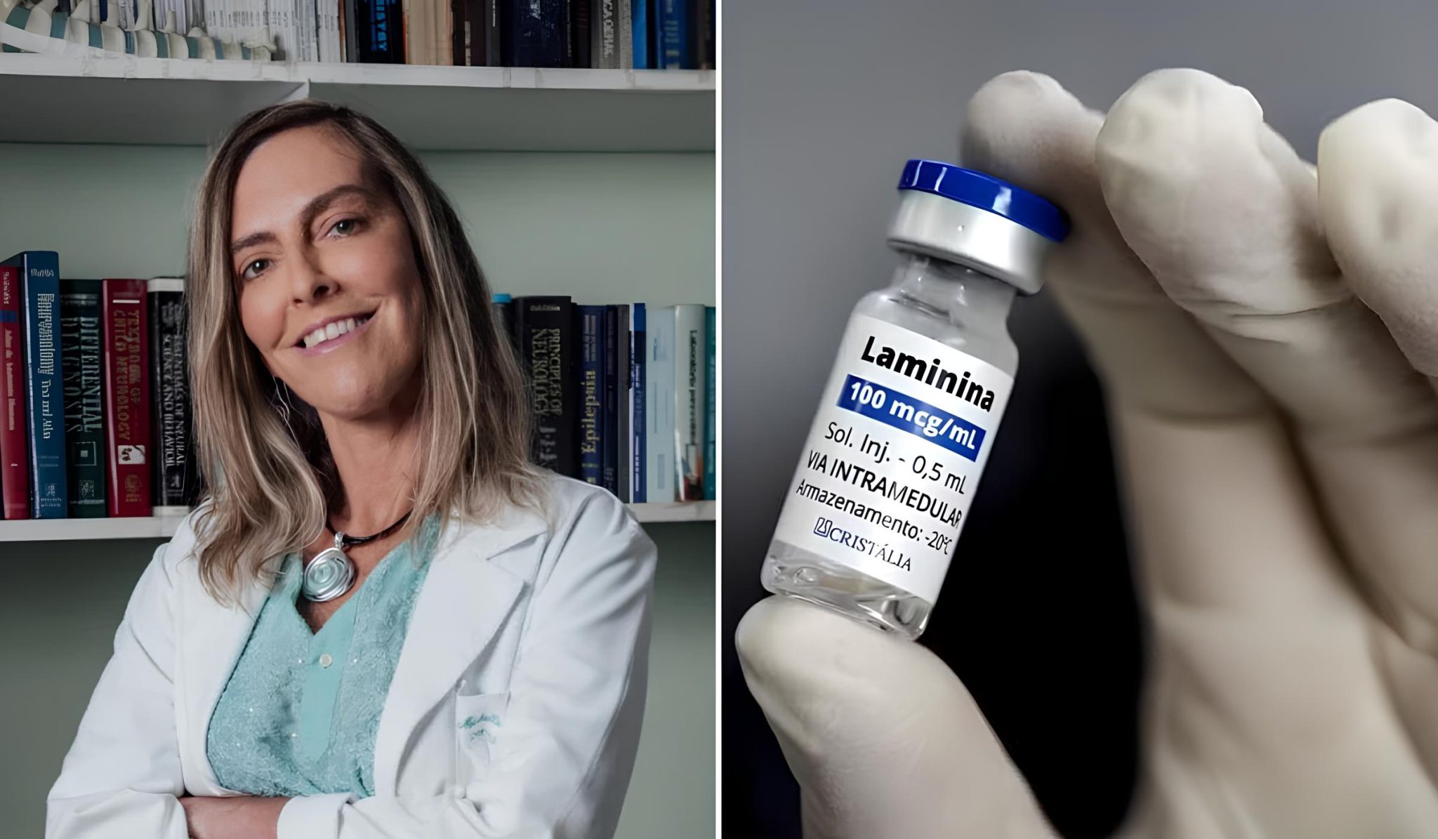 Pesquisadora da polilaminina rebate críticas sobre forma da cruz