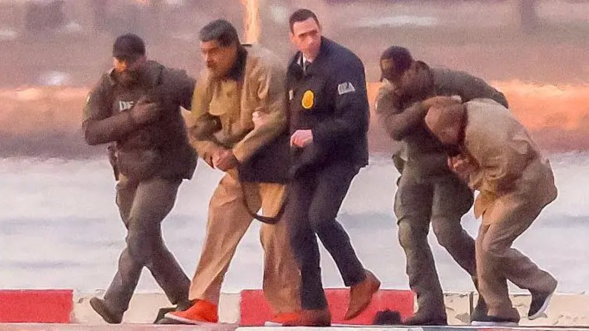 É #FAKE vídeo de Maduro tomando 'banho de sol' em presídio nos EUA; cena foi criada por IA