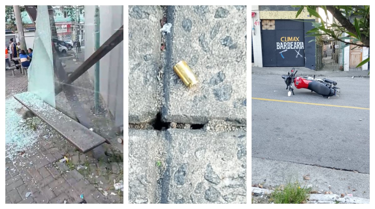 Motociclista é baleado pela PM após atirar na direção de pedestres que estavam em ponto de ônibus no Sacomã, Zona Sul de SP