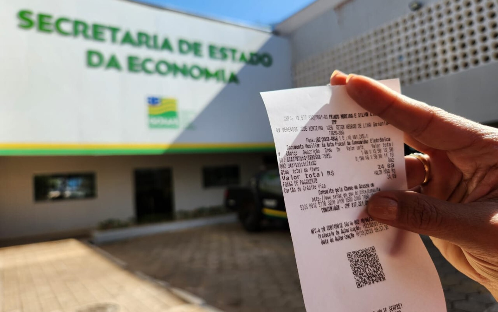 Nota Fiscal Goiana: morador de Aparecida de Goiânia leva o maior prêmio do sorteio; veja a lista de ganhadores