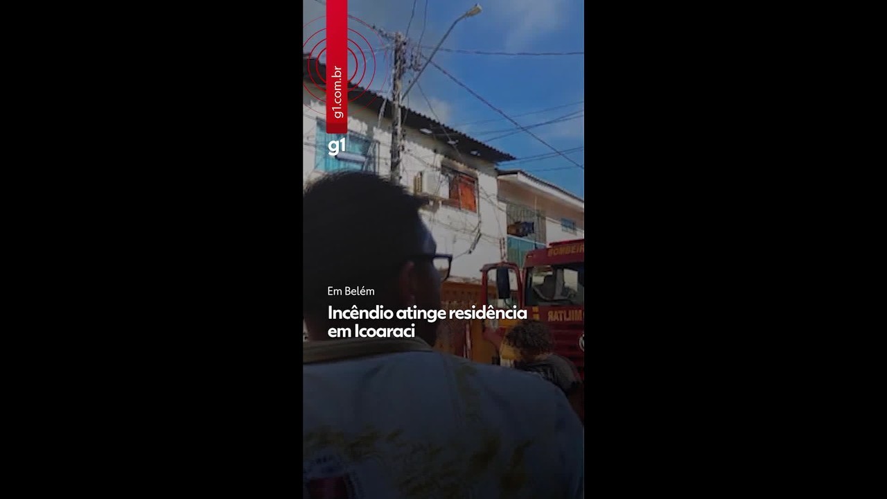 Incêndio destrói segundo andar de casa em Icoaraci, distrito de Belém