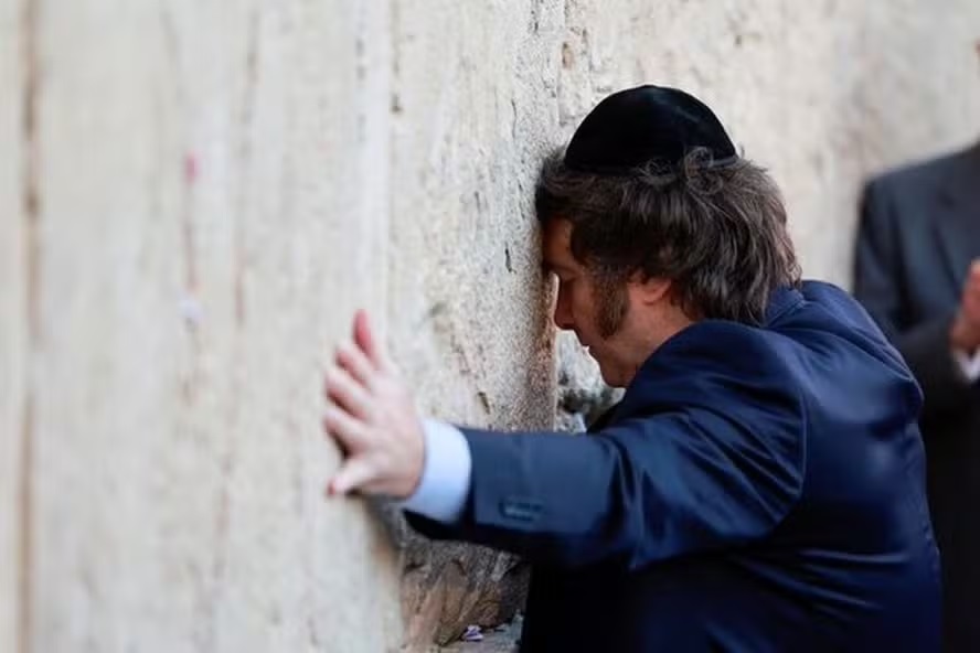 Argentina terá embaixada em Jerusalém, anuncia Javier Milei
