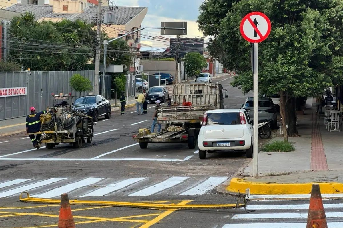Rua em Campo Grande terá mudança no sentido a partir de sexta-feira