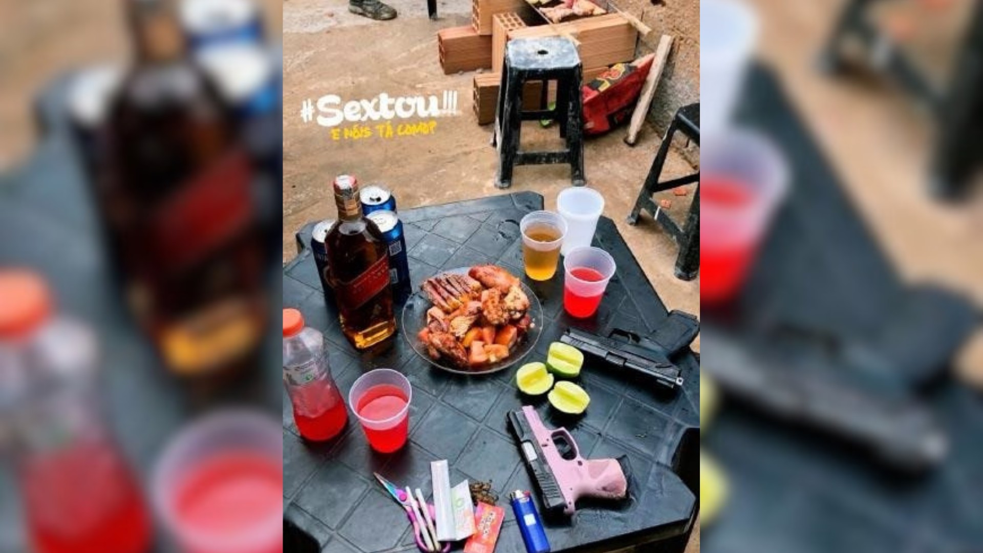 Pai, mãe e filho são detidos por tráfico após adolescente exibir armas nas redes sociais em MG