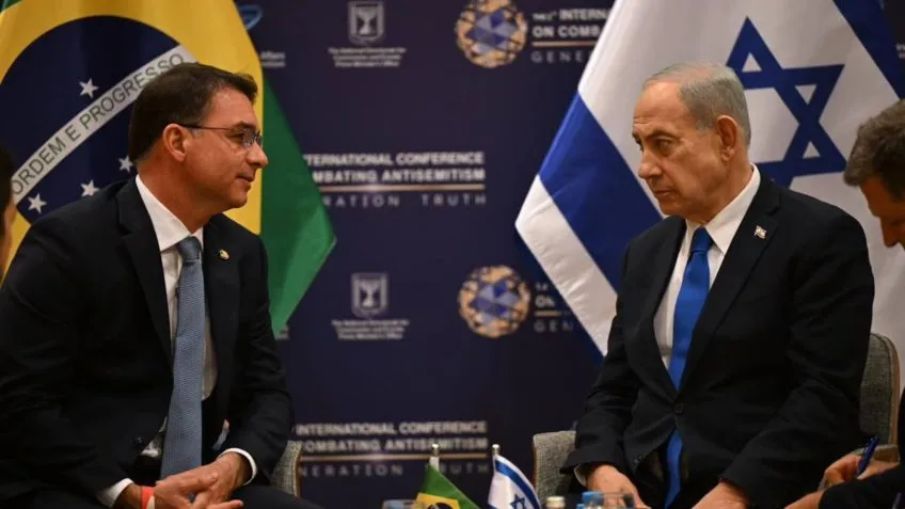 Se eleito, Flávio diz que Brasil terá relação saudável com Israel