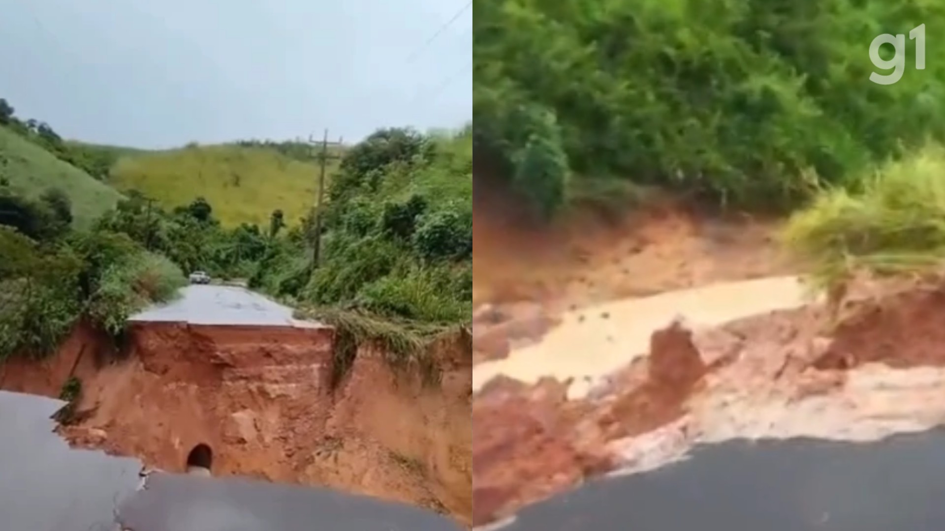 Fortes chuvas rompem parte da MA-245