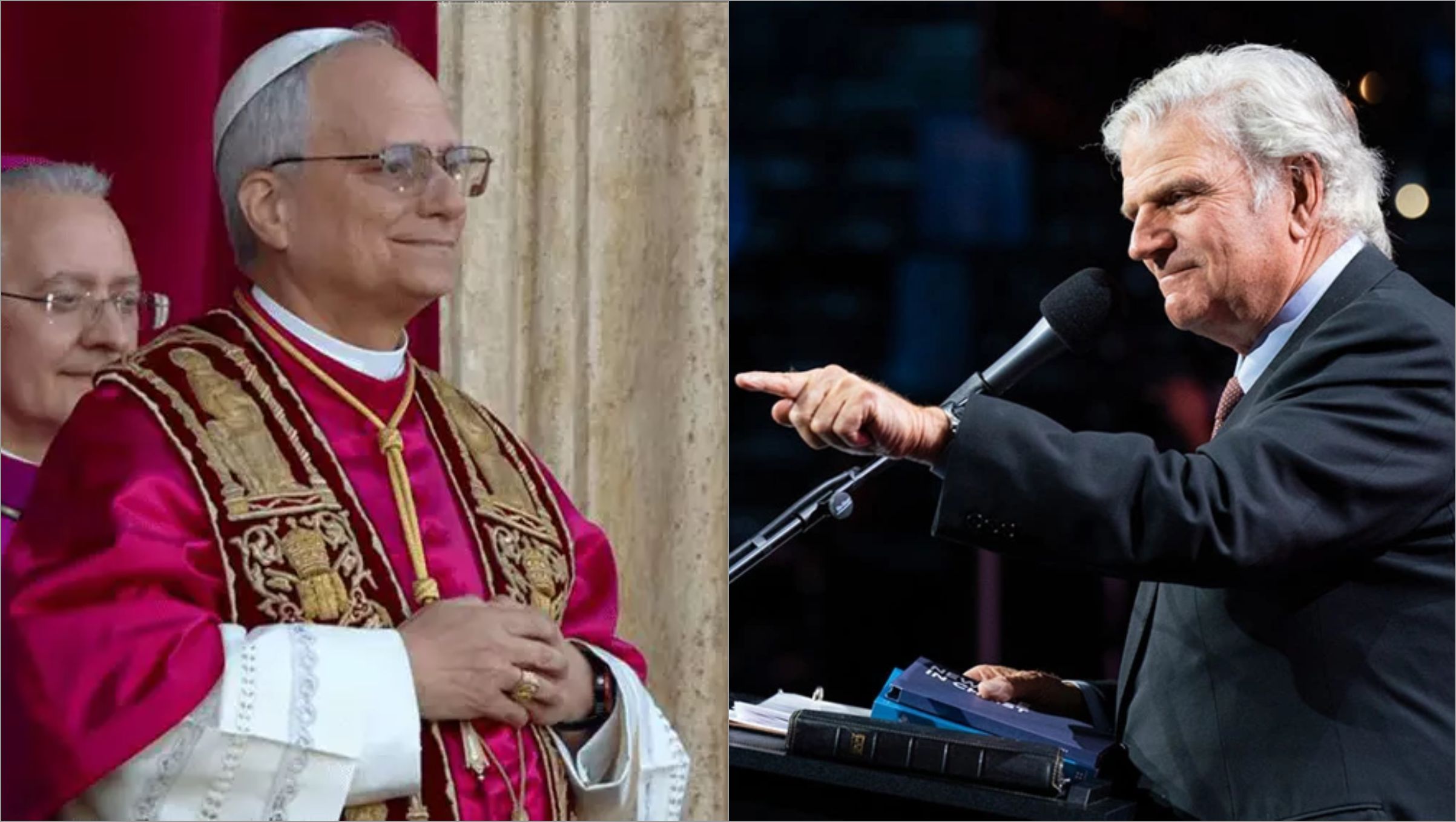 Graham rebate papa sobre orações e guerras: ‘Deus toma partido’