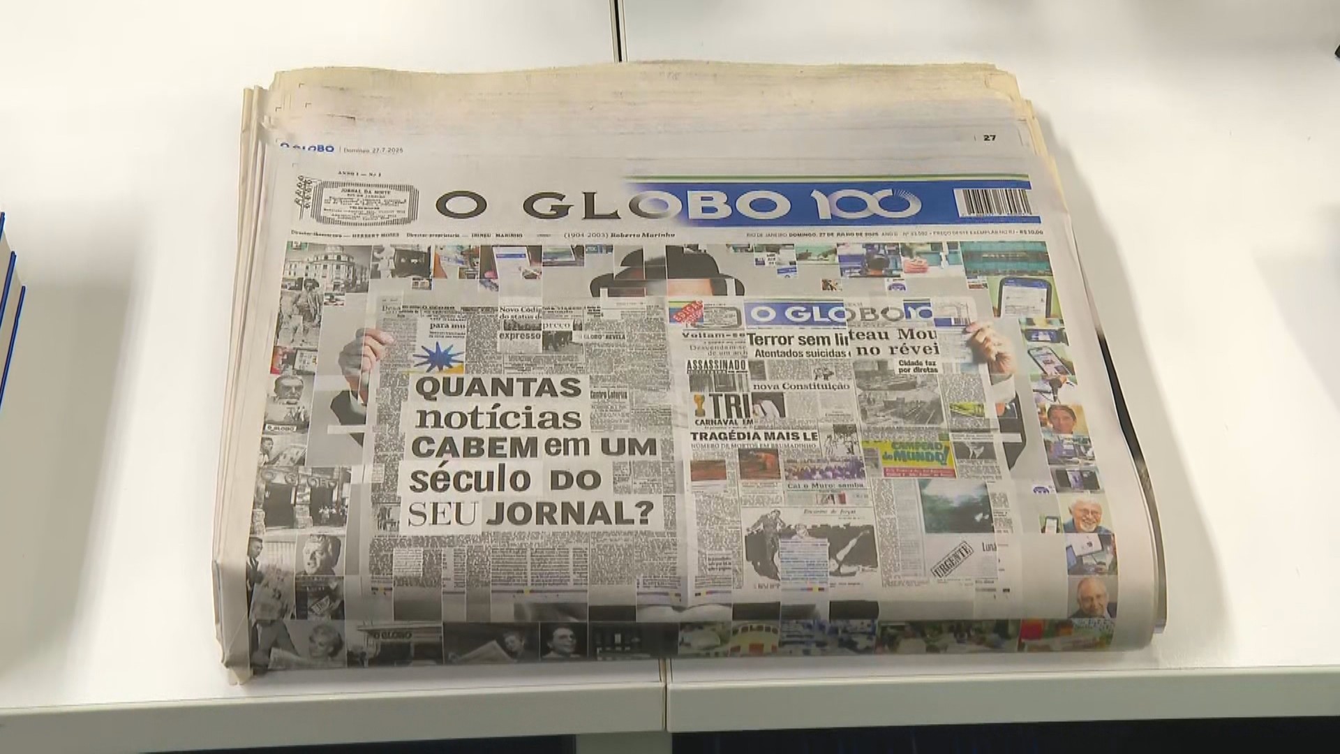 O Globo entra para o Guinness com maior edição de jornal da história