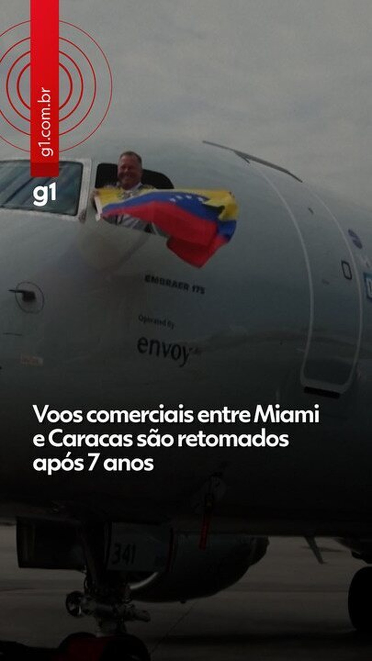 Voos comerciais entre Miami e Caracas são retomados após sete anos