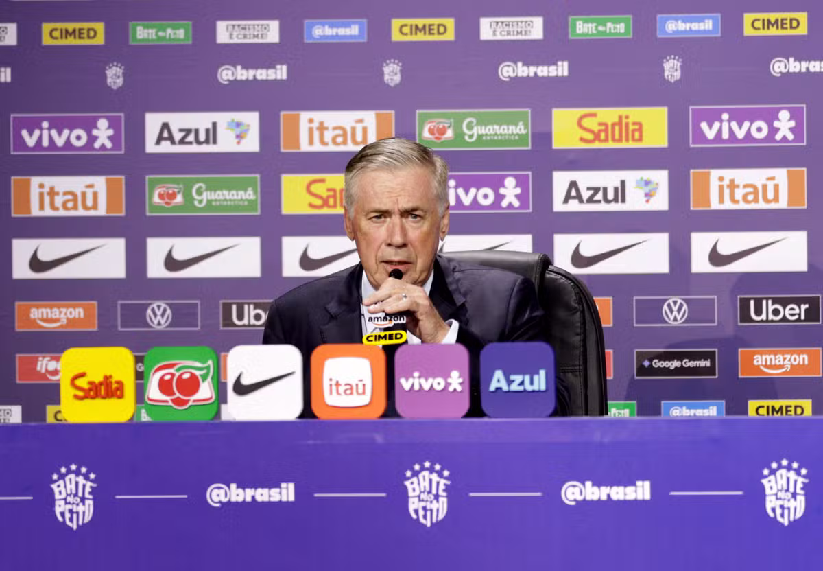 AO VIVO: ASSISTA: Carlo Ancelotti dá entrevista ao Jornal Nacional