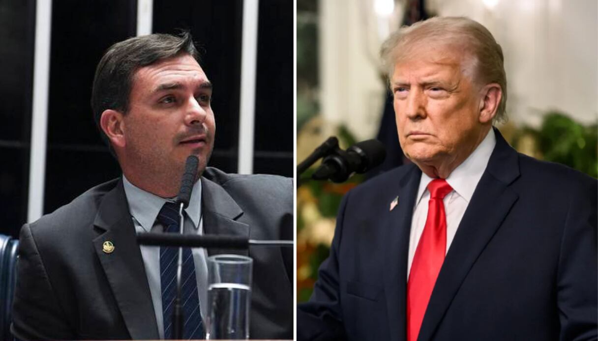 Flávio Bolsonaro viaja aos EUA para encontro com Trump