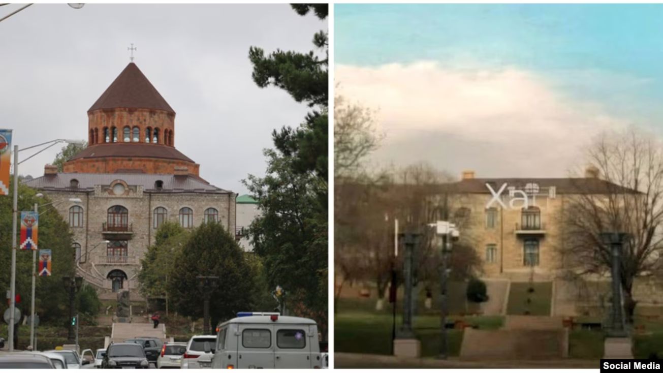 Azerbaijão destrói igrejas históricas em Nagorno-Karabakh