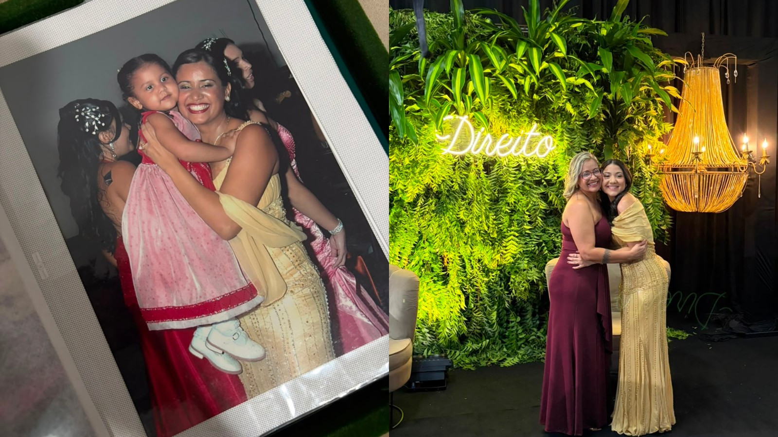 Após 19 anos, filha usa vestido da mãe e emociona na formatura no Pi