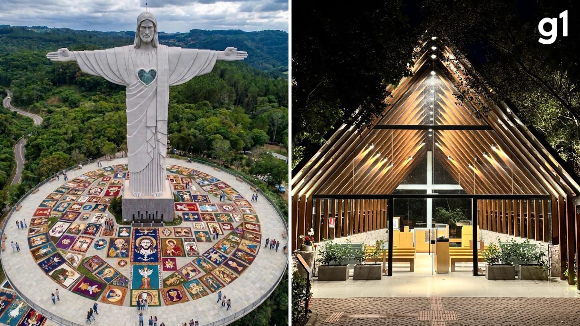 Cristo mais alto do Brasil terá tapetes de Corpus Christi no feriado