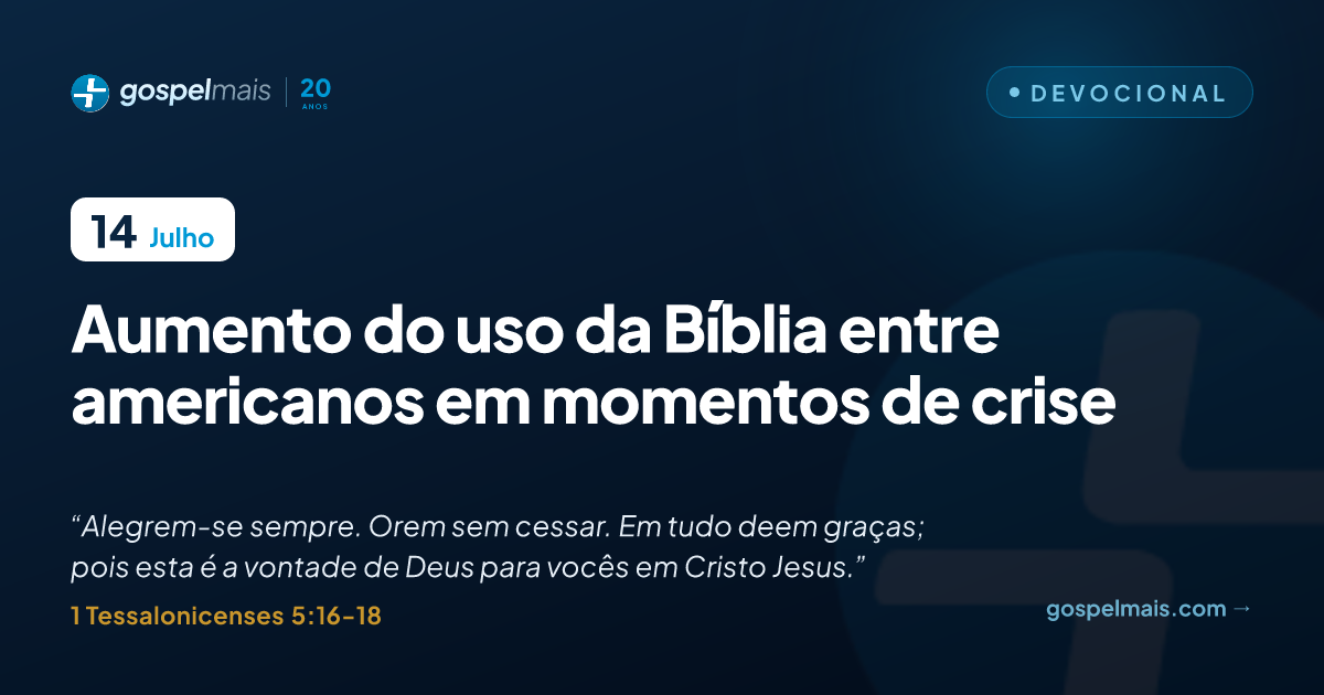Aumento do uso da Bíblia entre americanos em momentos de crise