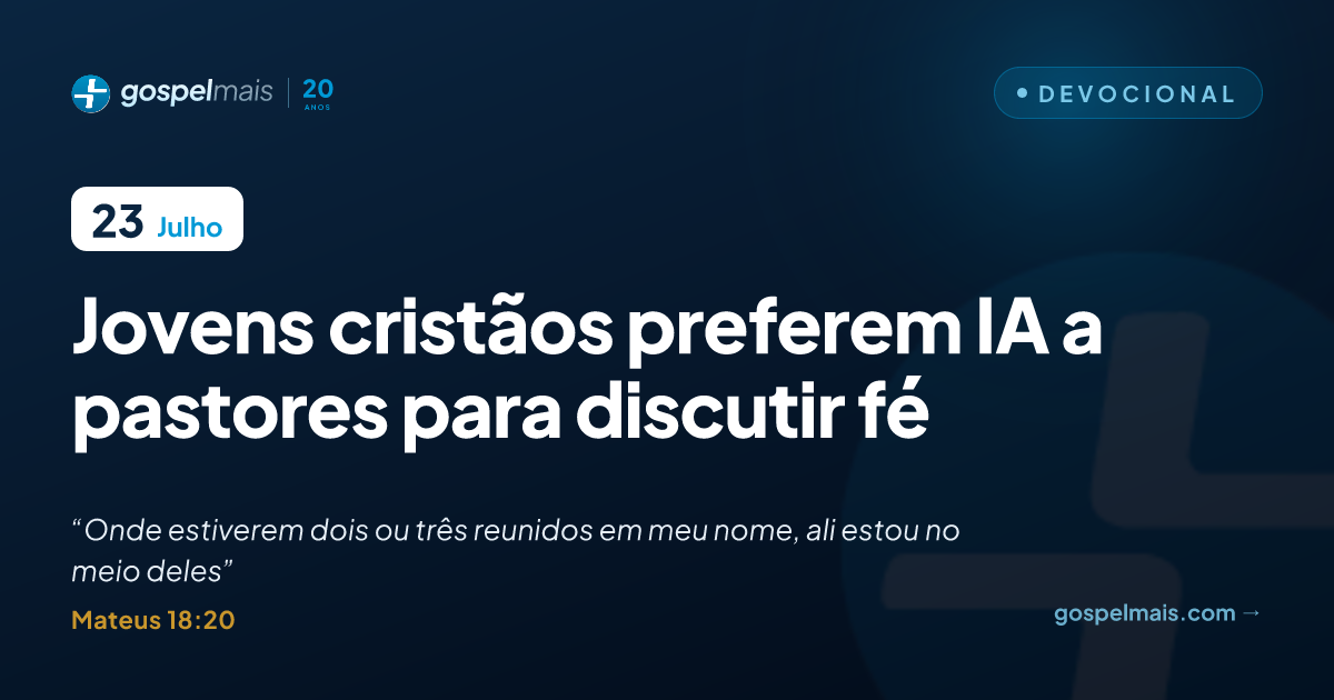 Jovens cristãos preferem IA a pastores para discutir fé